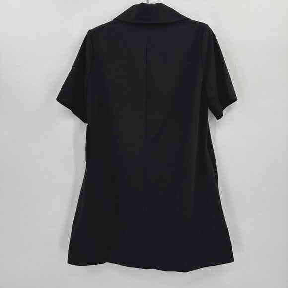 Tuckernuck Women's Black Scout Dress sz XS Collared Short Sleeve A-Line Mini - Picture 8 of 8